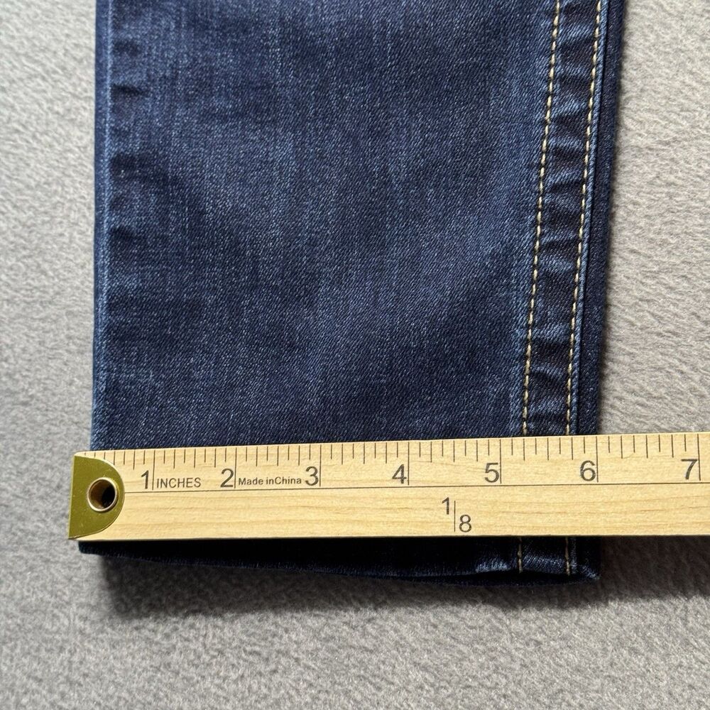 Seven7 Womens 16 High Rise Skinny Jeans Blue Dark Wash Stretch Tummyless EUC - Picture 14 of 14